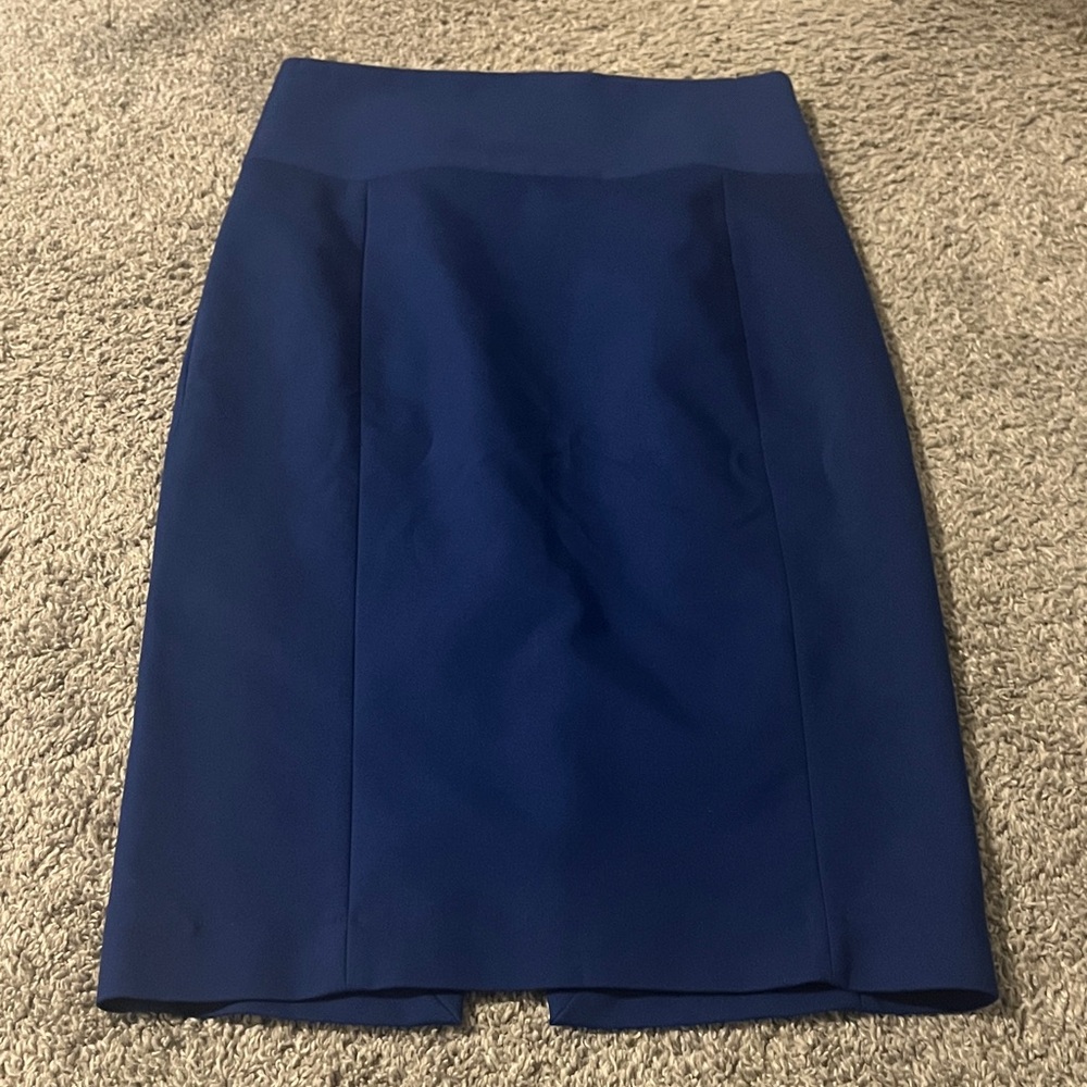 Elegant Blue Women's Pencil Skirt
